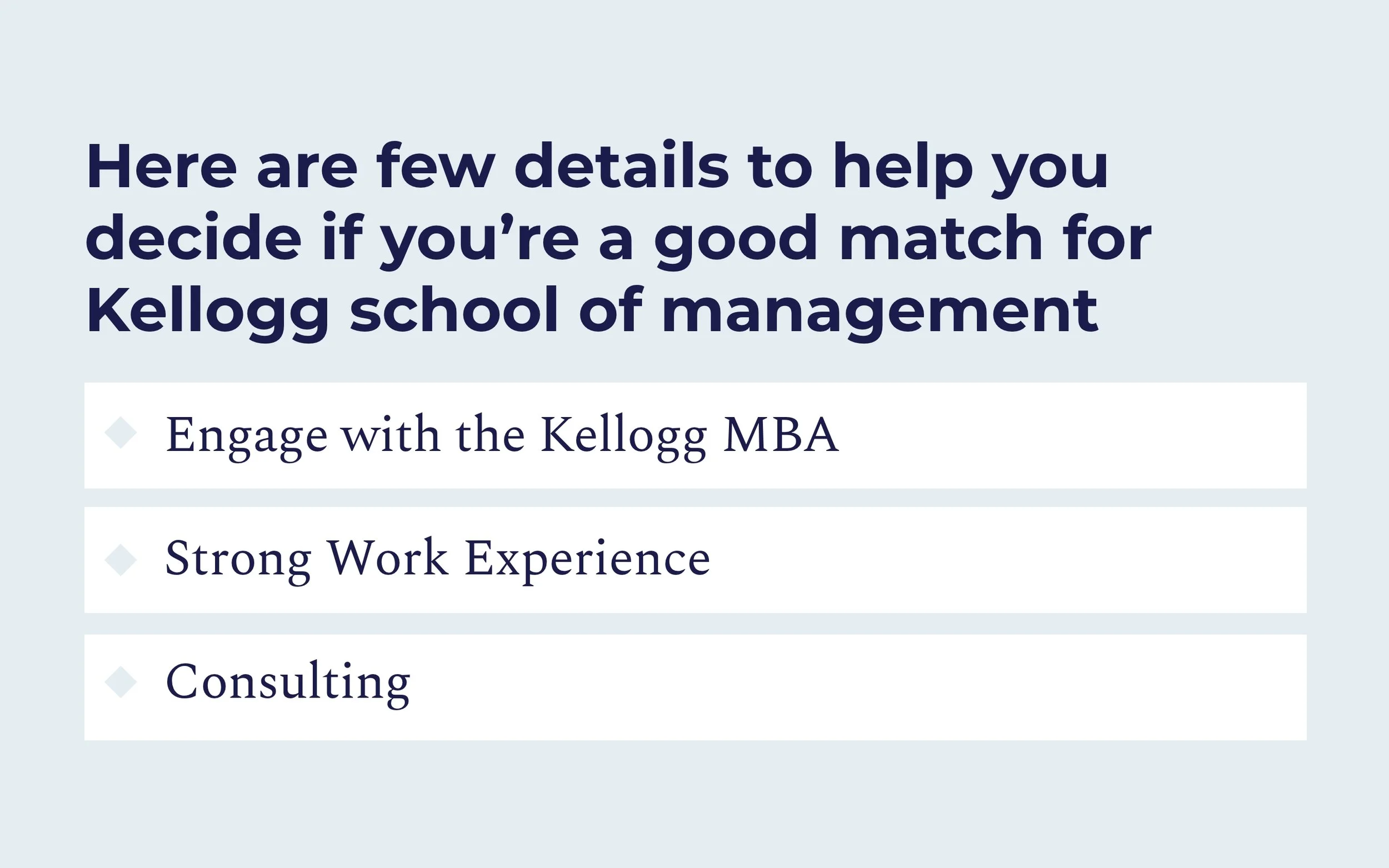 How to get into Kellogg MBA? — MBA and Beyond