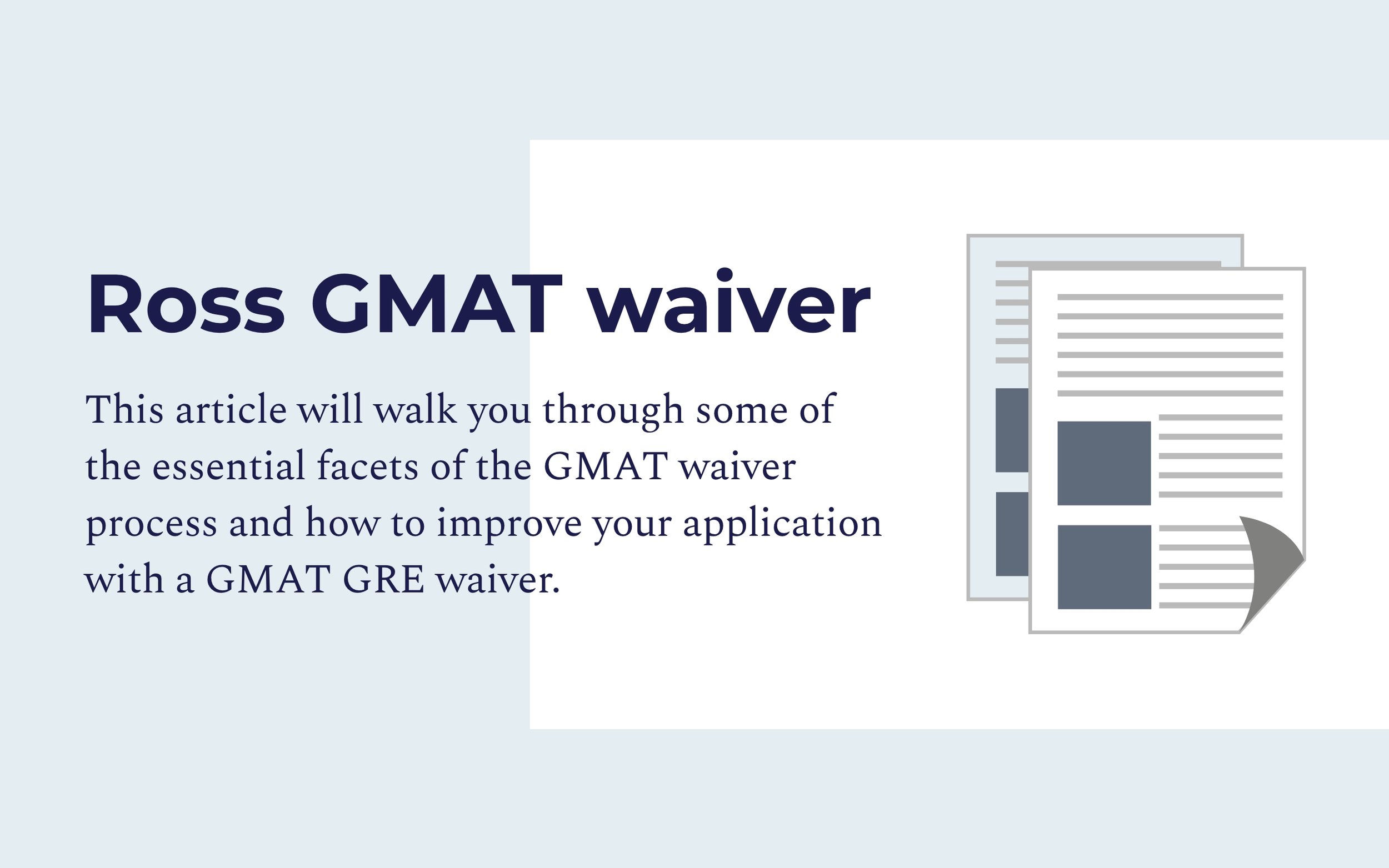 Ross MBA GMAT Waiver All You Need To Know MBA And Beyond