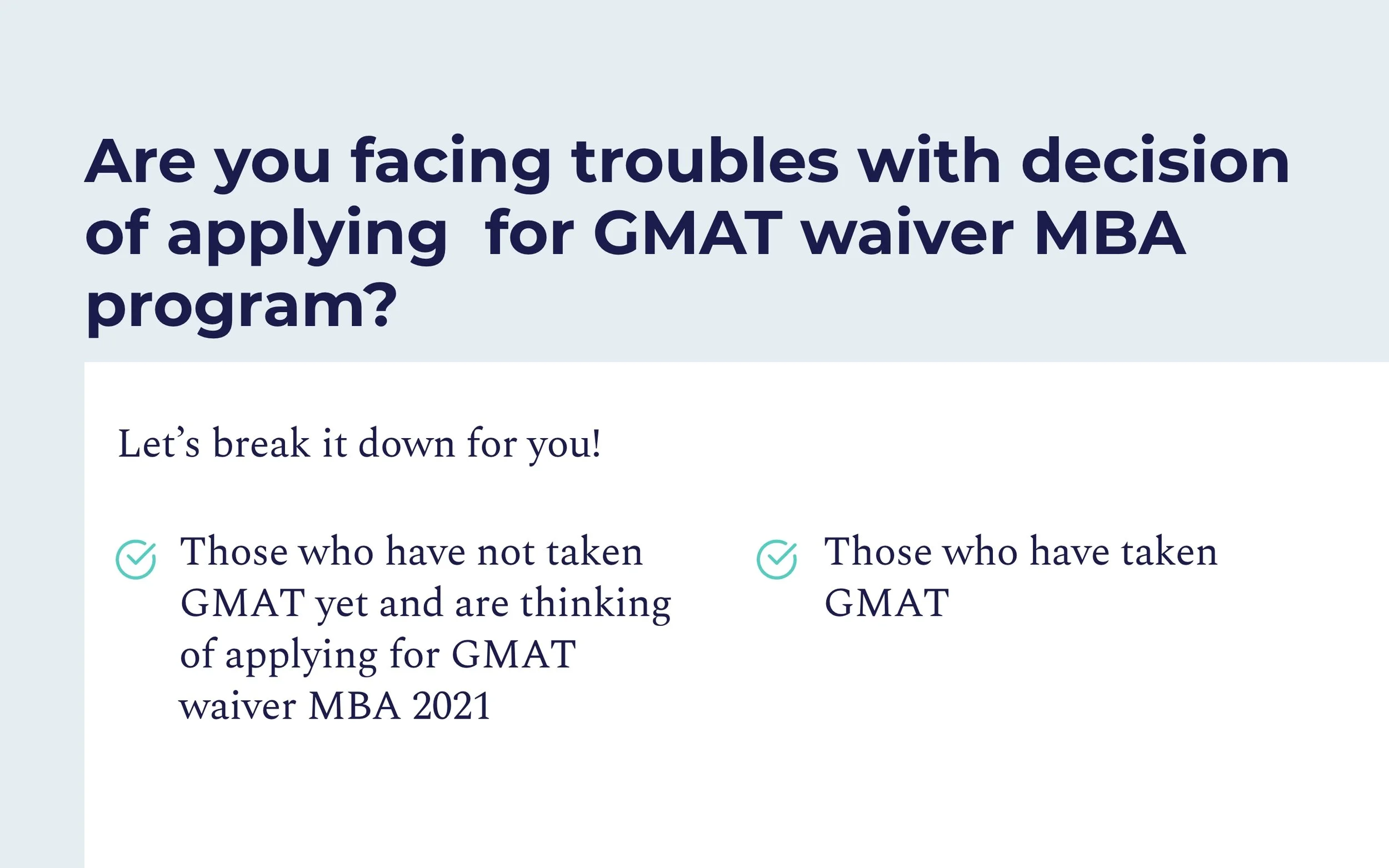 Ross MBA GMAT waiver All you need to know — MBA and Beyond