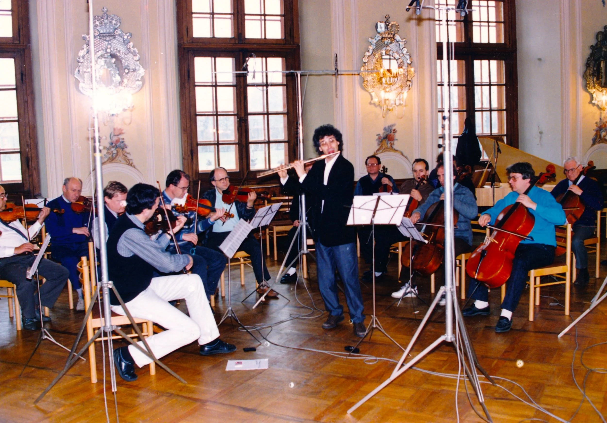 Recording with the Prague Chamber Orchestra