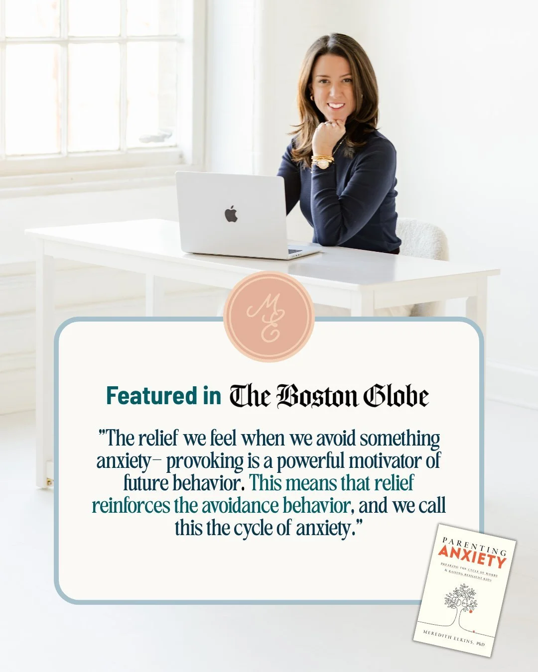 Grateful and honored to share that an excerpt from Parenting Anxiety is featured in the Boston Globe Sunday Magazine&rsquo;s parenting issue 🤍

The piece explores the cycle of anxiety and avoidance&mdash;and how relief, while powerful, can quietly r