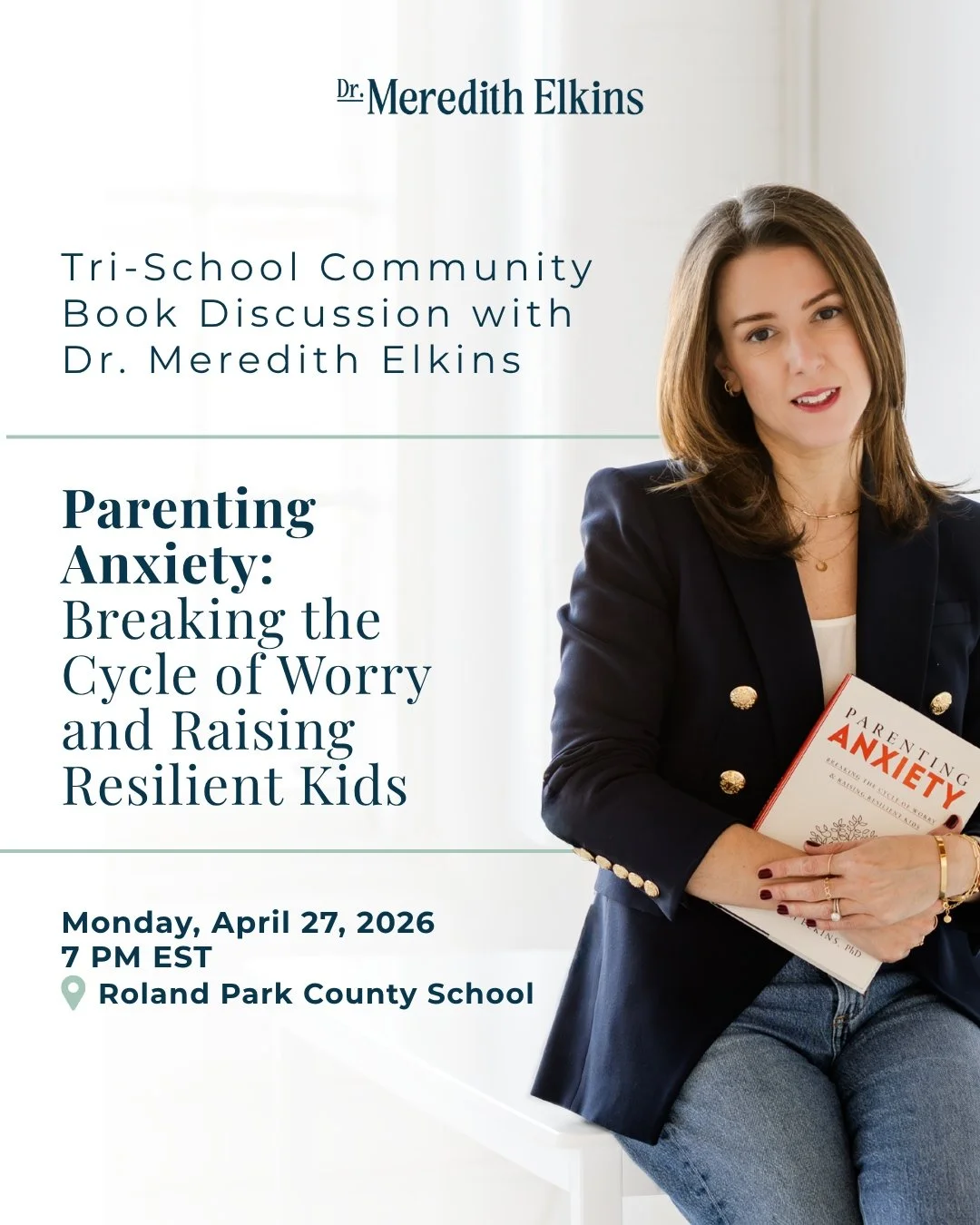 I'm absolutely delighted to be heading back to Baltimore in April to speak at my alma mater, Roland Park Country School. 

Thank you to Joan Smith and the RPCS team for the invitation&mdash;I know it will be a meaningful night of connection.

📅 Mond