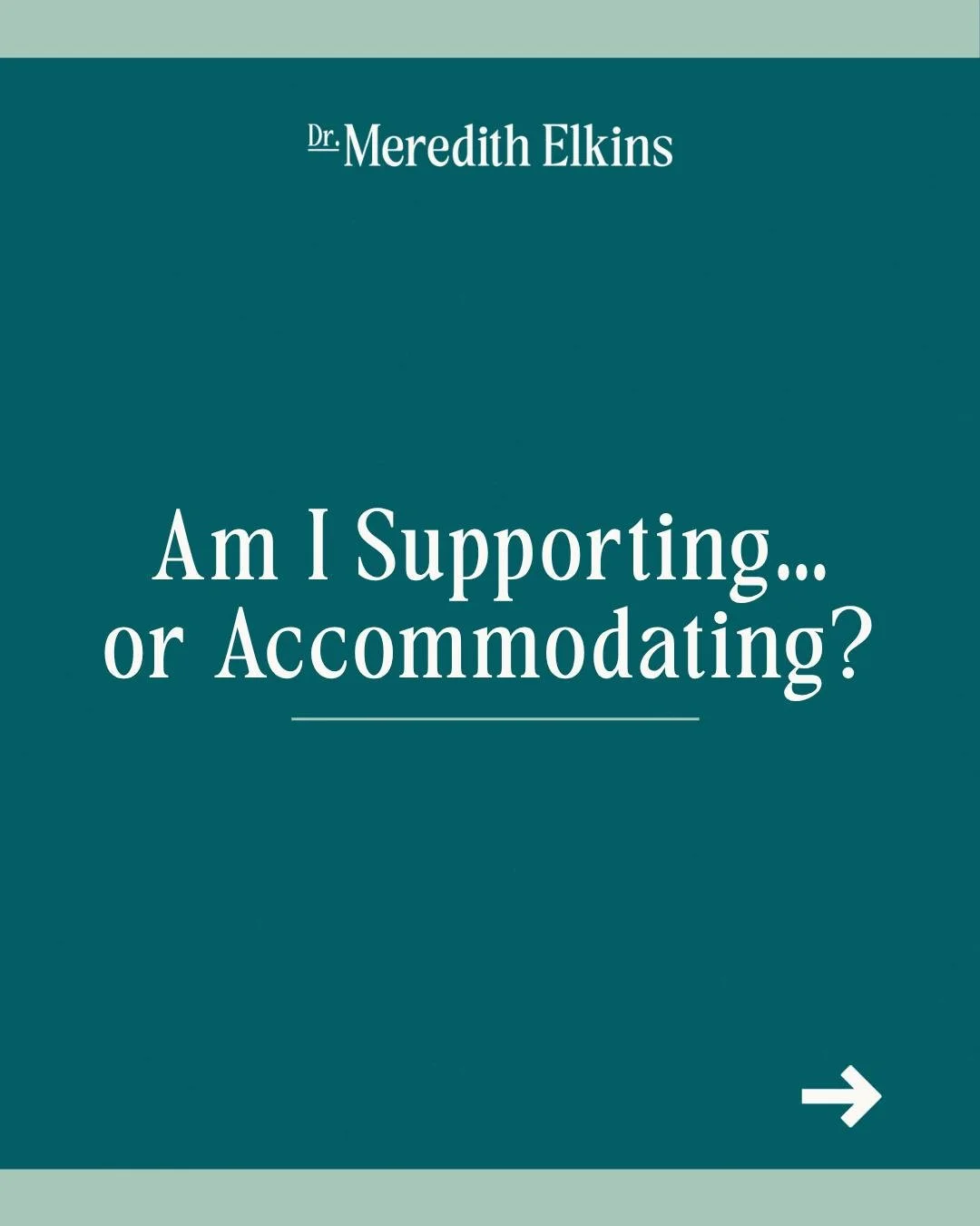 When our kids are anxious, we want to help. So we let them skip the stressful thing. We rearrange the schedule. We give reassurance on an unending loop.

This is accommodation &mdash; and it comes from love, which is exactly what makes it so hard to 