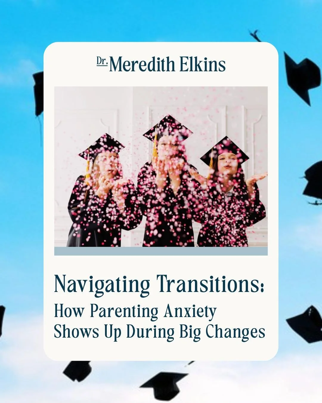 Transitions bring excitement, but they often bring anxiety too.

From starting kindergarten to heading off to college, these moments can feel big for both kids and parents. It's natural to want to protect, prepare, and reassure.

But how we respond i