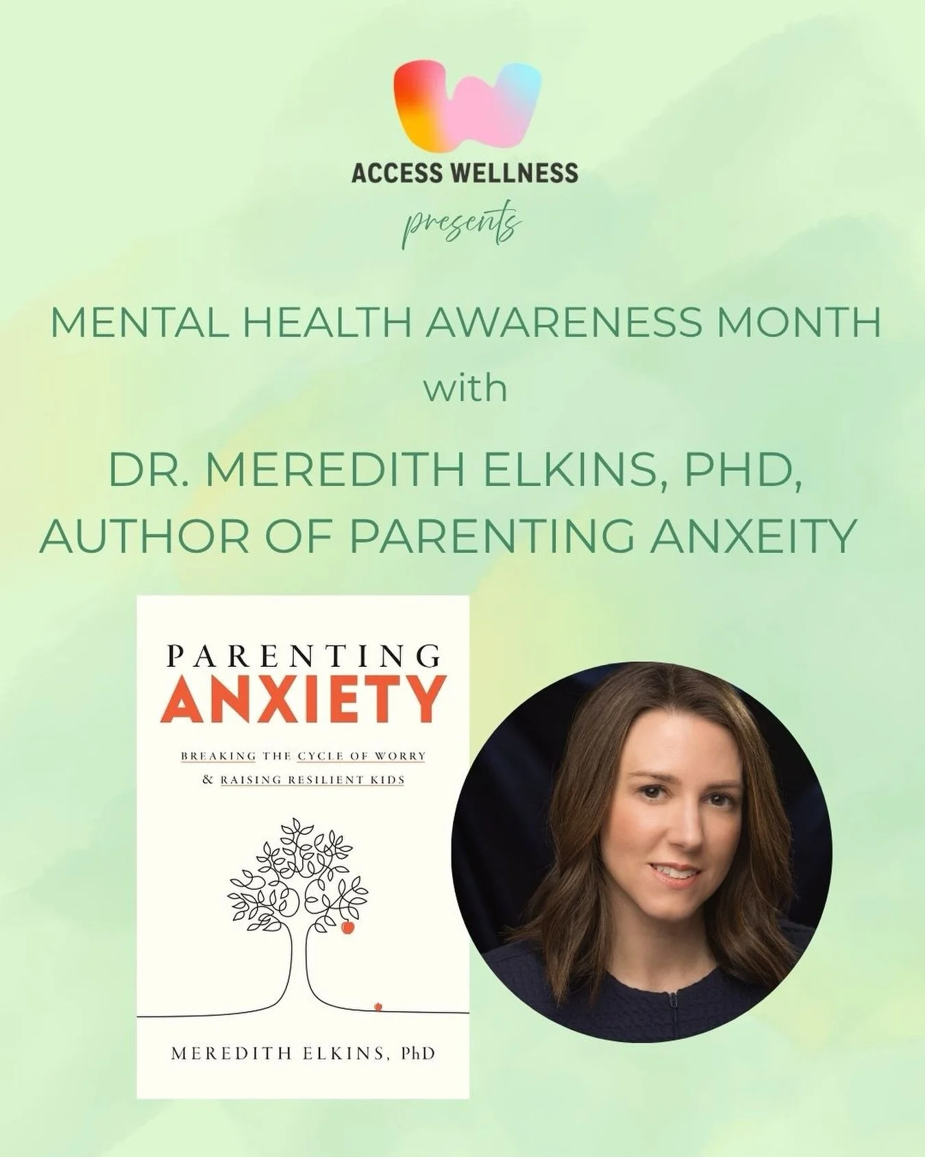 In had the honor of speaking today about Parenting Anxiety with the Access Wellness group at Penguin Random House in honor of Mental Health Awareness Month 💚 

We talked about breaking the cycle of worry, raising resilient kids, and why parenting an