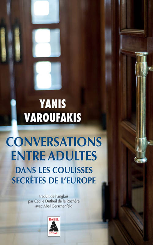 Yaroufakis, Conversations entre adultes Book Cover Photograph by Wolf Kettler