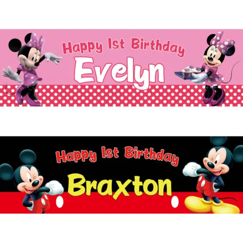 Mickey and Minnie Personalised Banner.jpg