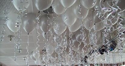 Ceiling balloons white and silver.jpg