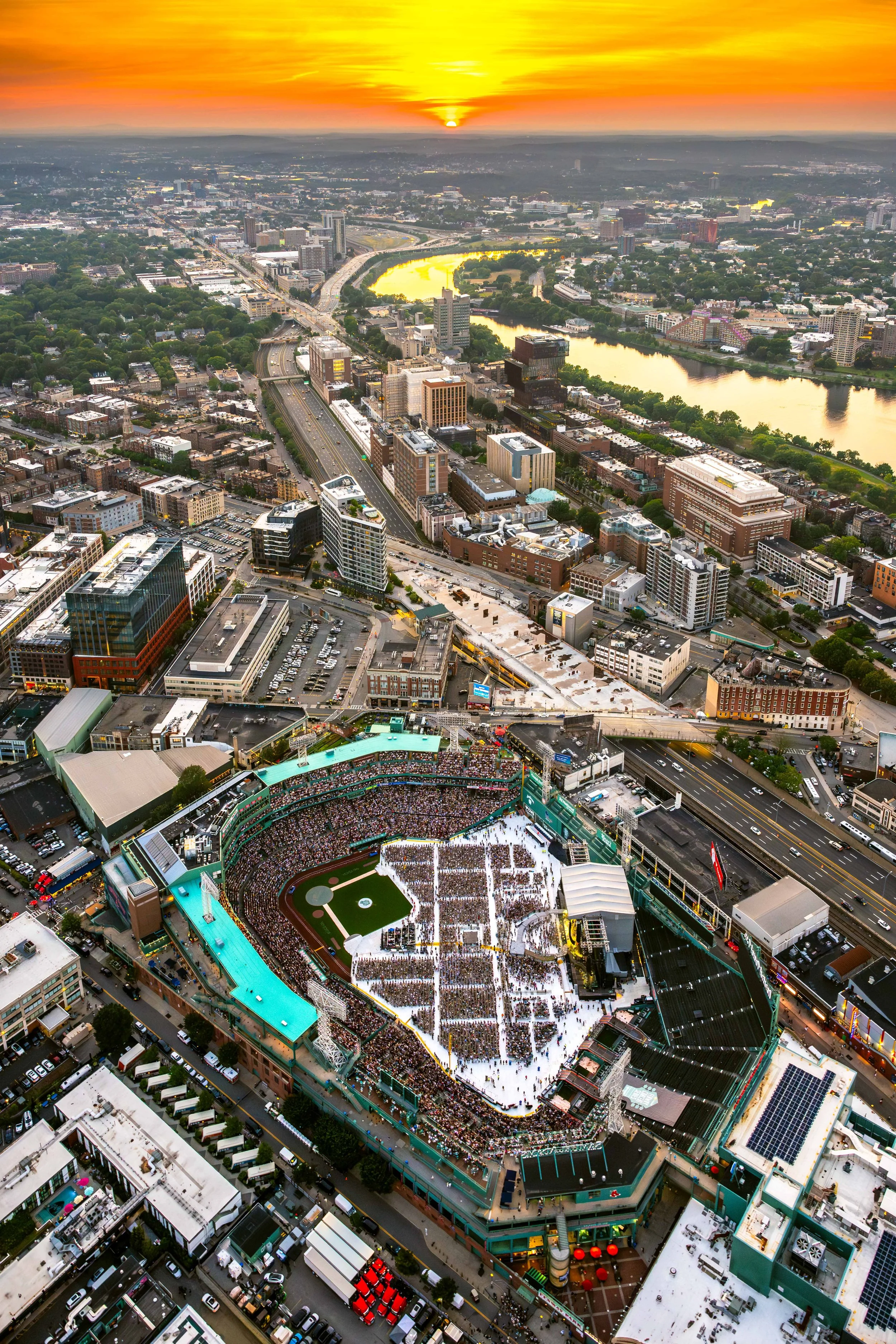 Noah Kahan Fenway Park Concert Sunset.jpg