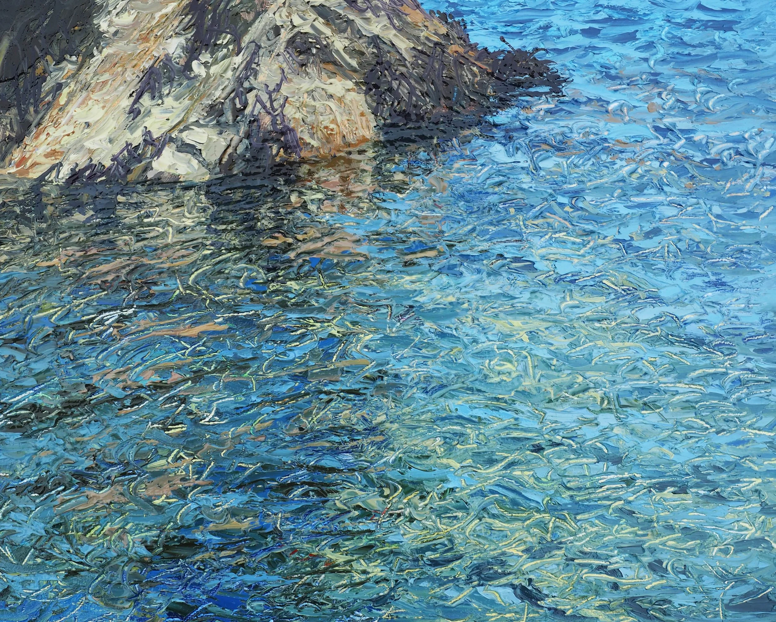 Wrinkled water at Port Quin £575.00 at the studio