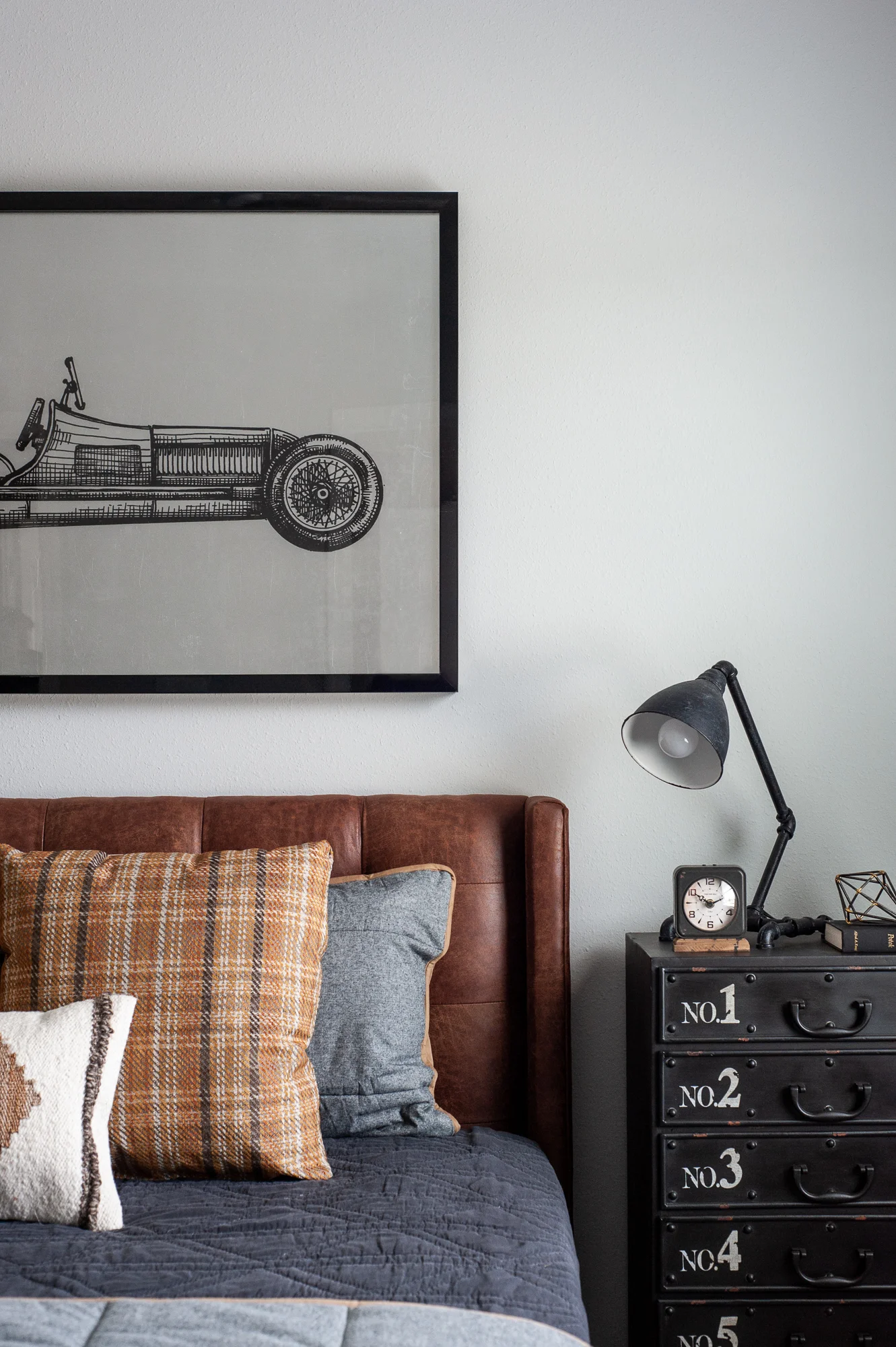 Micamy Design Studio_Model Home_Interior Design_Orchard Cove_Modern Coastal_Universal_Four Hands_McGee & Co_World Market_Wendover_Car Artwork_Leather Bed_Loloi.jpg