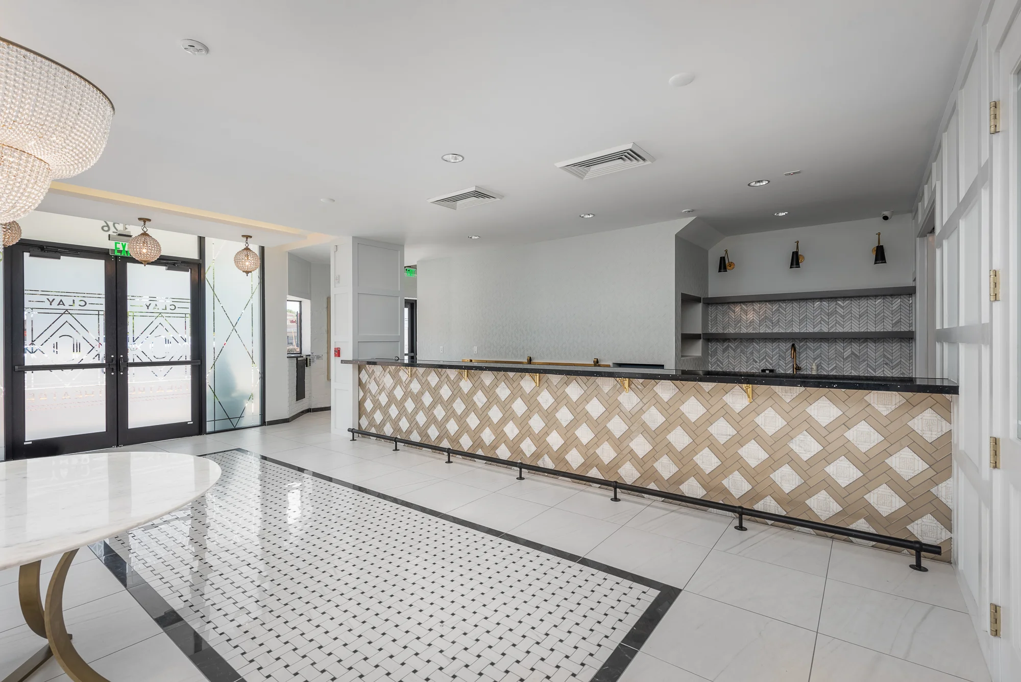 Micamy Design Studio_Interior Design_Clay Theatre_Event Space_Venue_Wedding_Art Deco_Modern_Marble Floors_Tile_Flower_Stairs_Bar.jpg