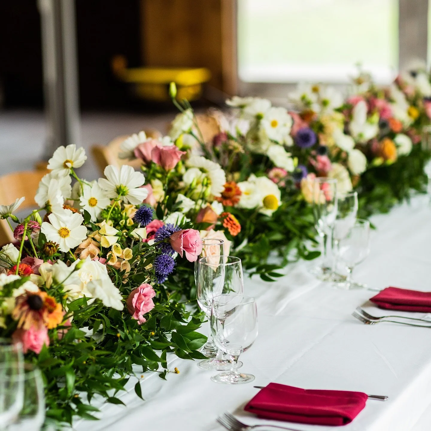 An oldie, but a goodie. Can you beat a micro wedding with local blooms? I look back at this wedding and my favorite part of my memories is that the flowers just underlined how fun this incredible couple was and how their love was more important than 