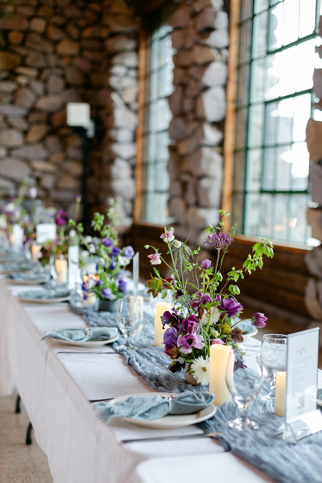 purple-arrangement-blue-runner