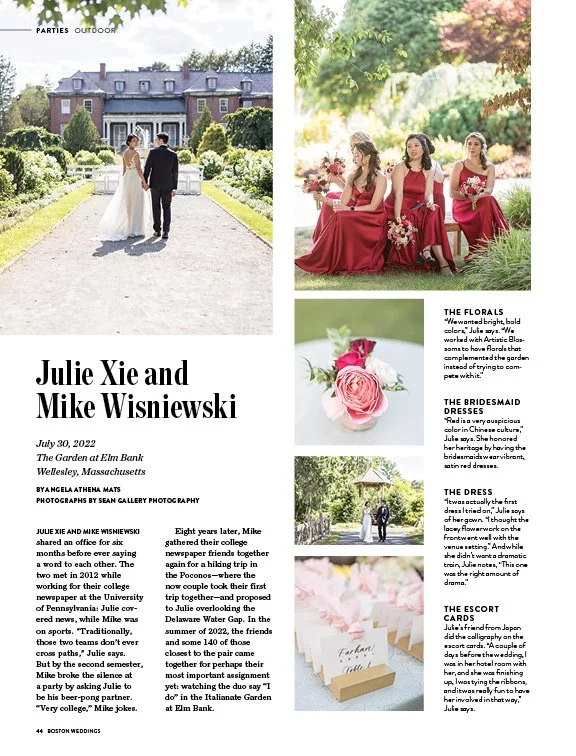 Boston Weddings 2024 Parties