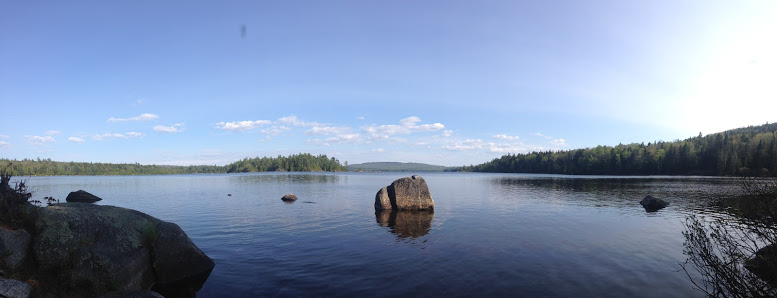 I had a lovely swim here despite the black flies