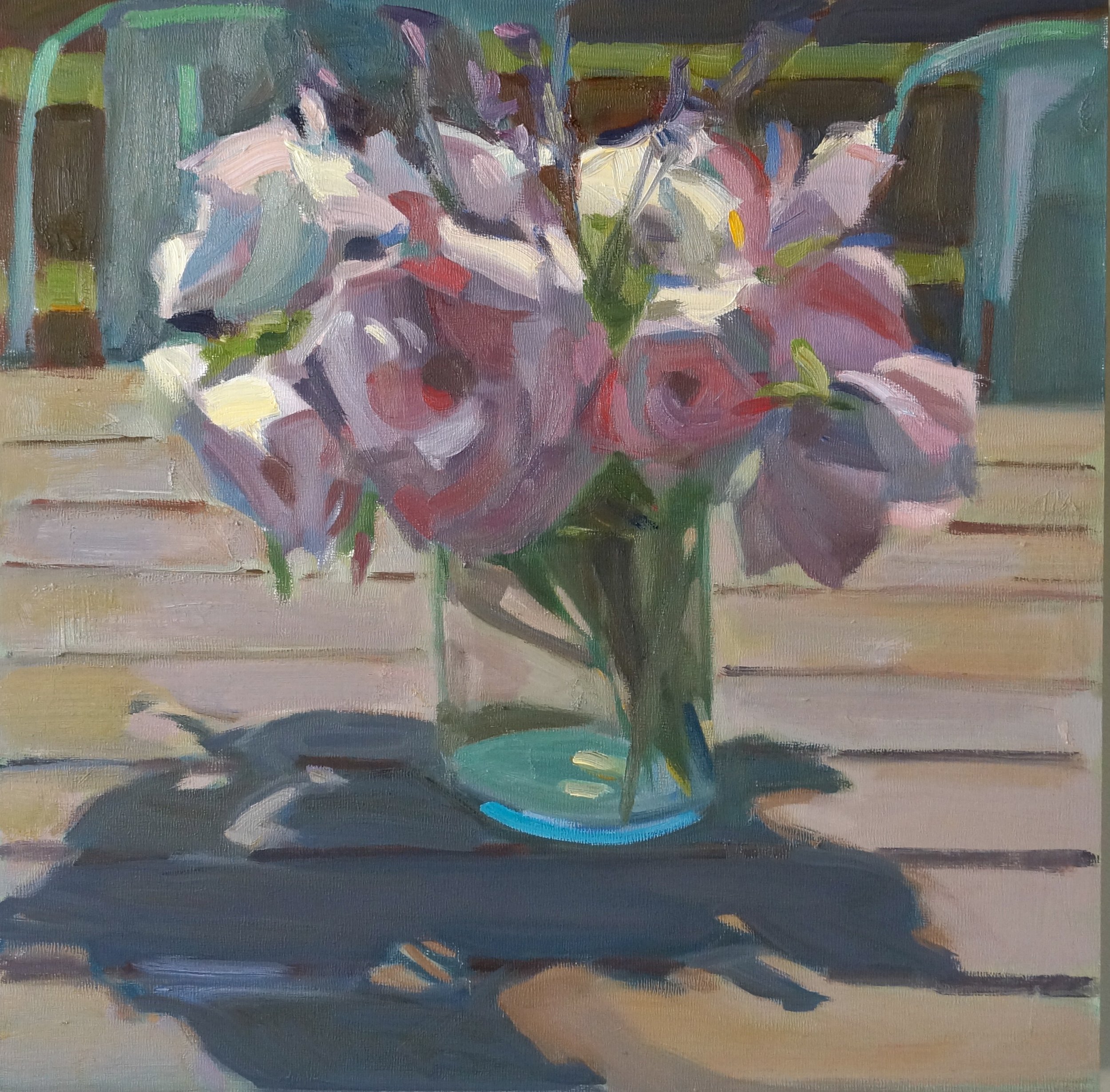 SOLD Hope, acrylic on canvas, 12 x 12 inches