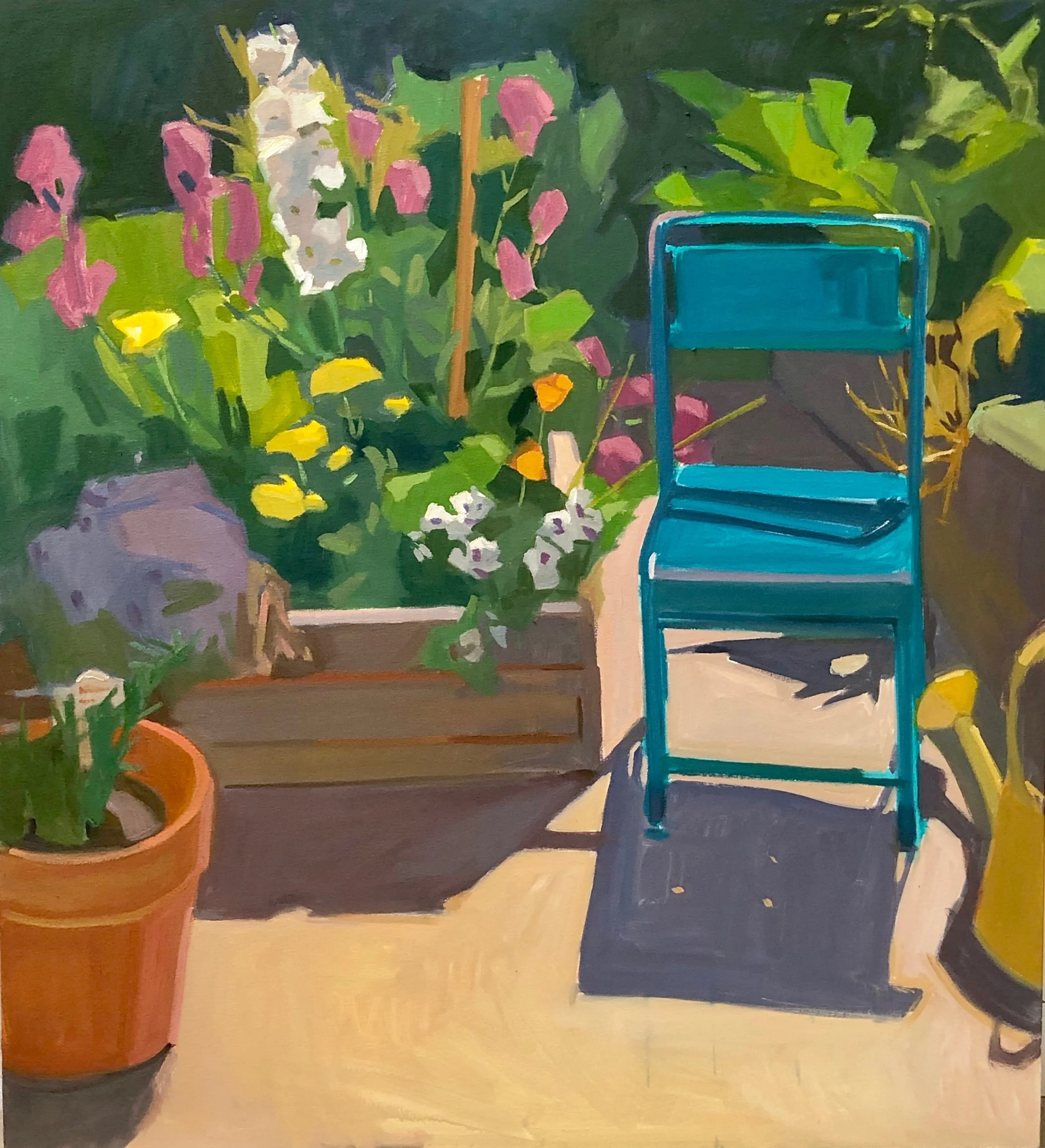 SOLD Afternoon, oil on canvas, 40 x 44 inches