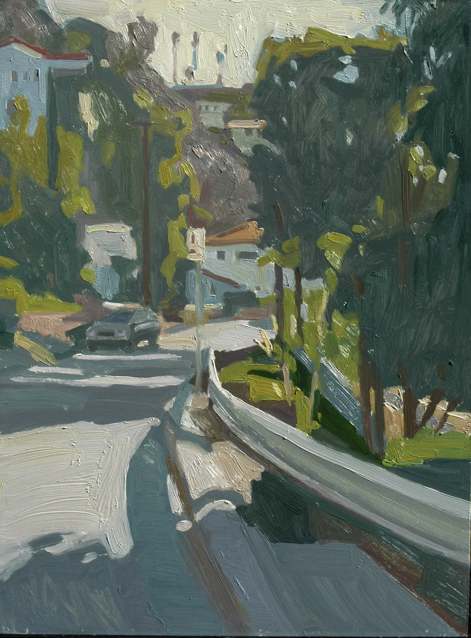 SOLD Early Morning off PCH, acrylic on canvas, 16 x 12 inches