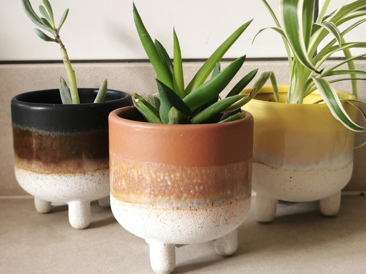 Handmade indoor plant pot