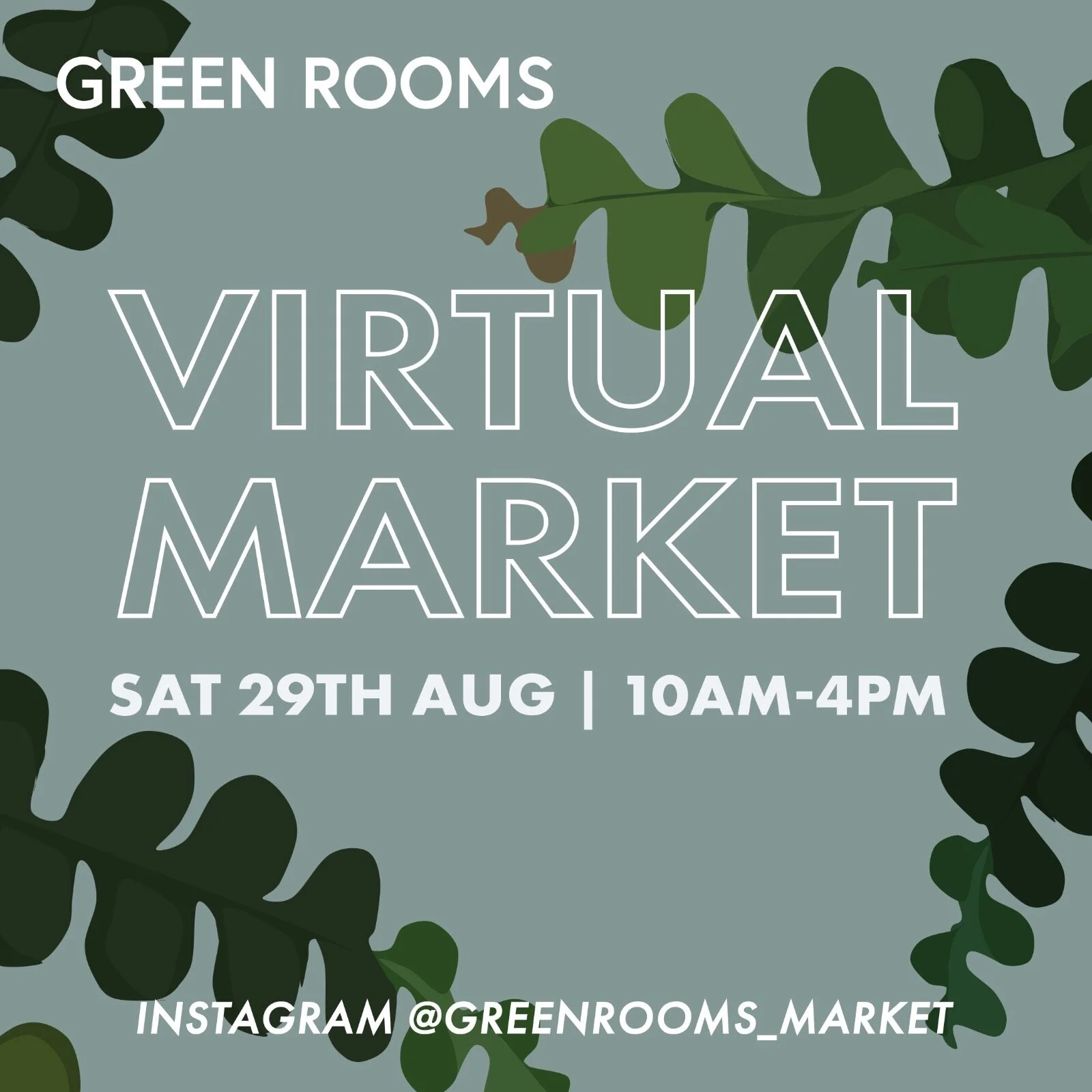 Green Rooms Virtual Market Day