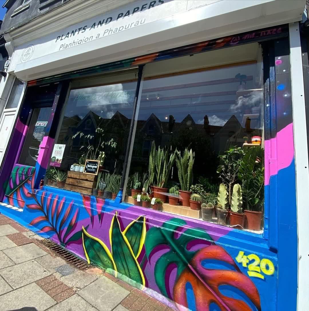 Plants and Papers shop front
