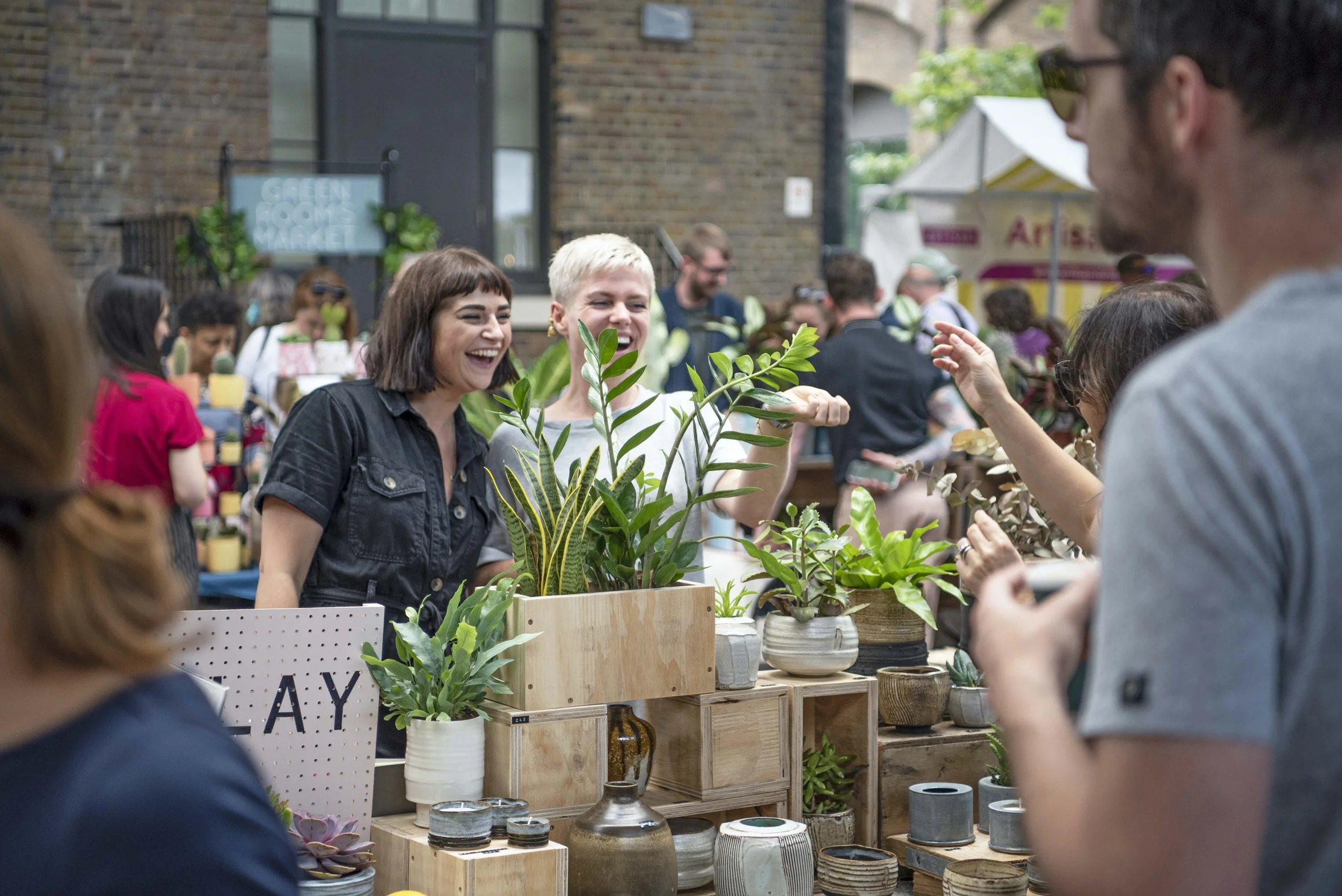 Green Rooms Market Bristol at PROPYARD sponsored by Liquid Gold Leaf