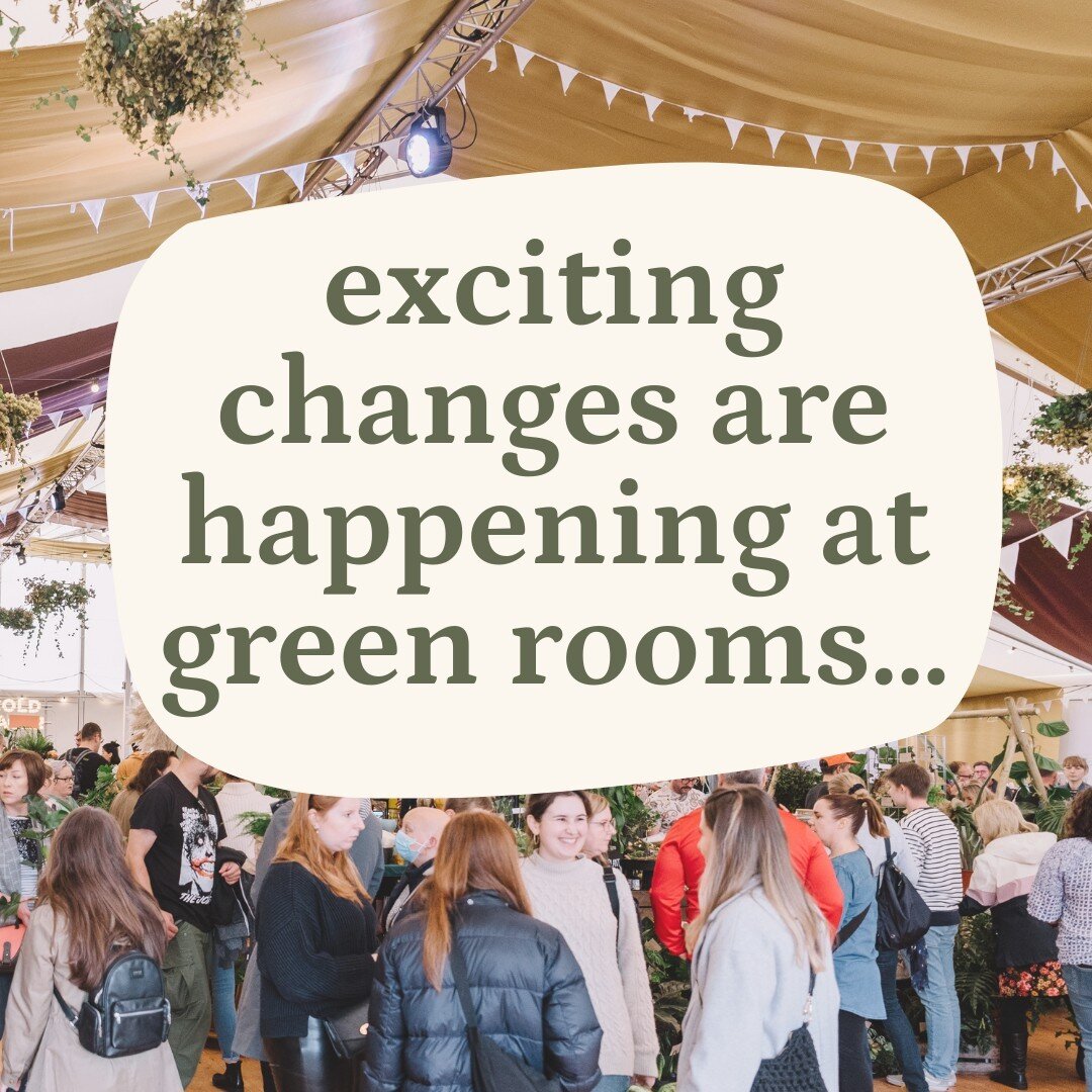 With the start of this new year, some really exciting changes are happening with Green Rooms Market...The time has come for Annie &amp; I to take a step back from Green Rooms and focus on our families and other aspects of our lives. We will imminentl