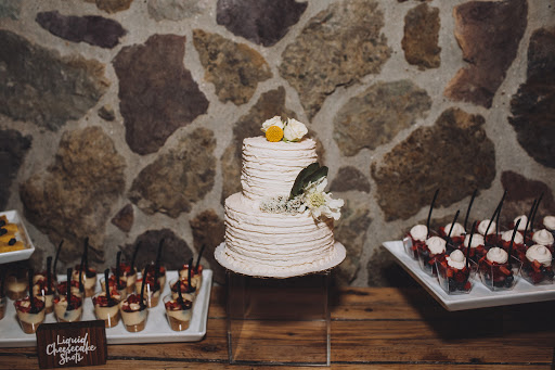 rustic dessert table simple cake mini desserts.jpg