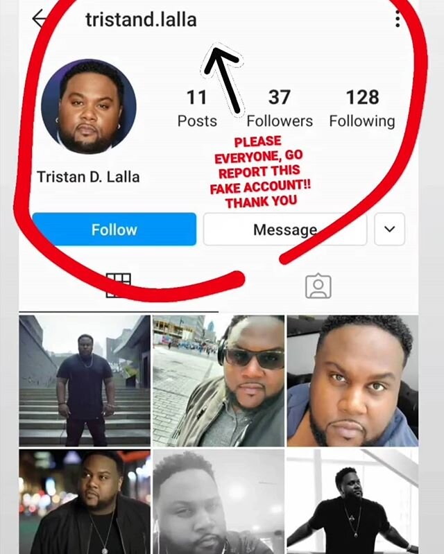 Please take 2 seconds and go Report this Fake Account!!
Thank you 😔🙏🏾