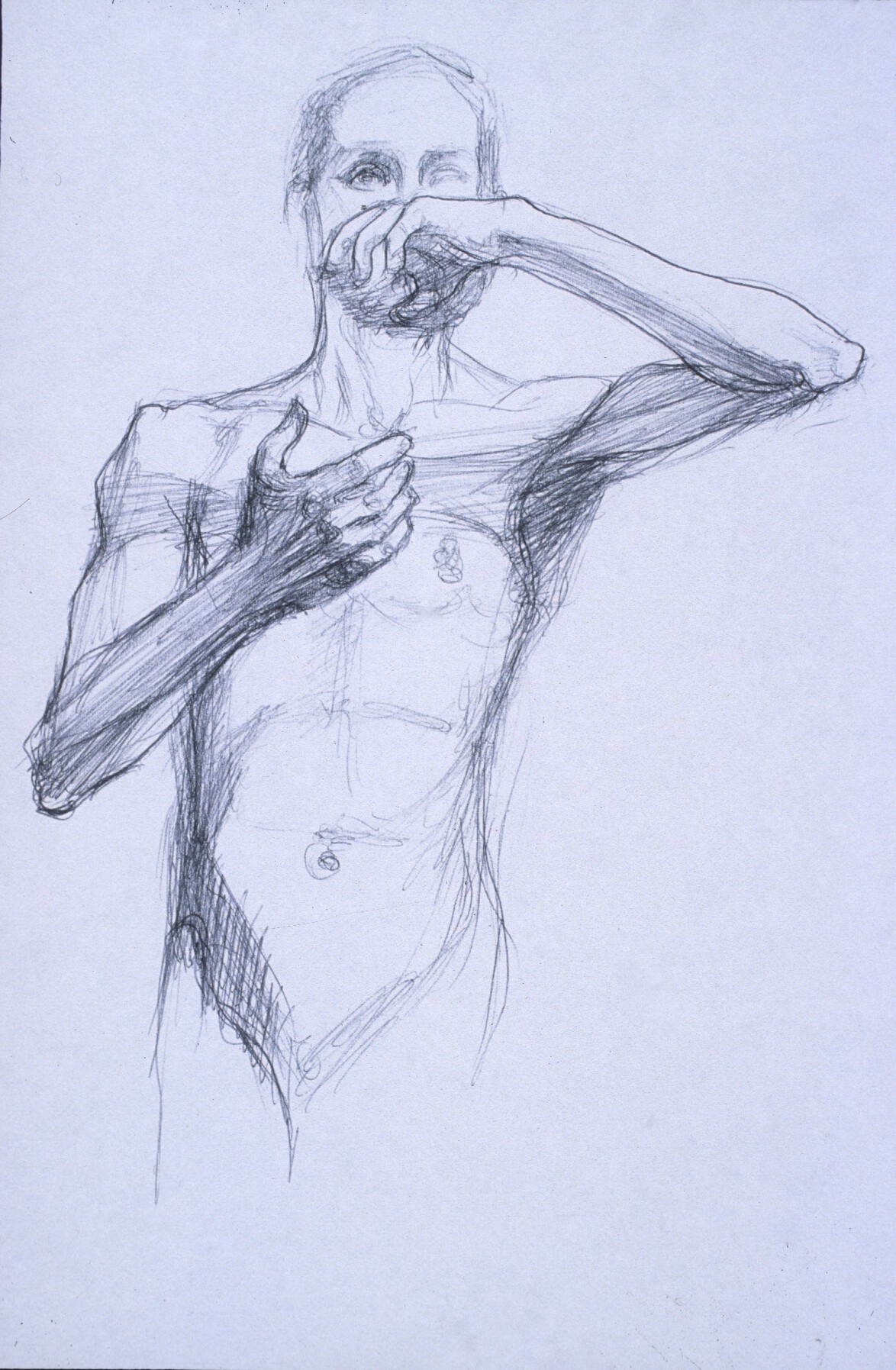 Lou Ann Burkhardt Michael , 1999 Pen and ink on paper 13” x 16”, framed $395