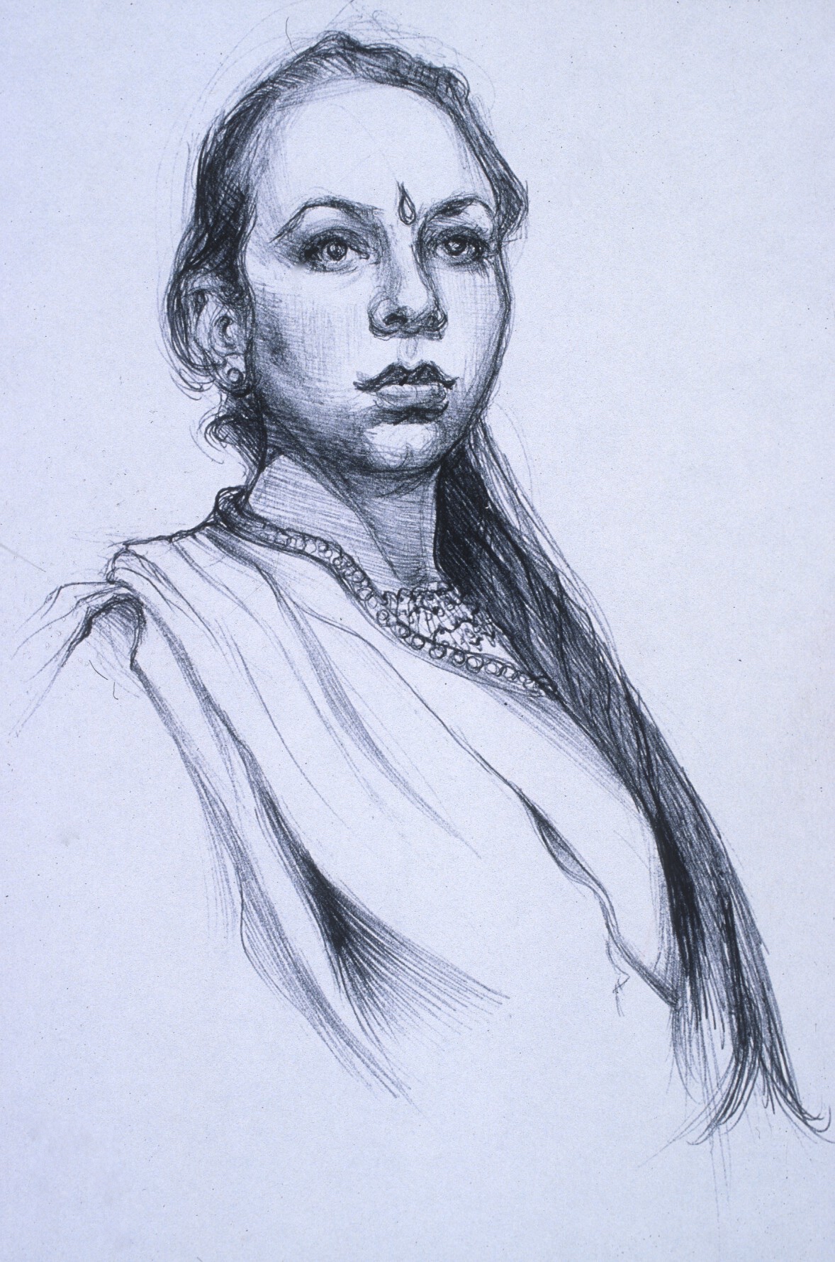Lou Ann Burkhardt Lorena , 1999 Pen and ink on paper 11” x 14” framed