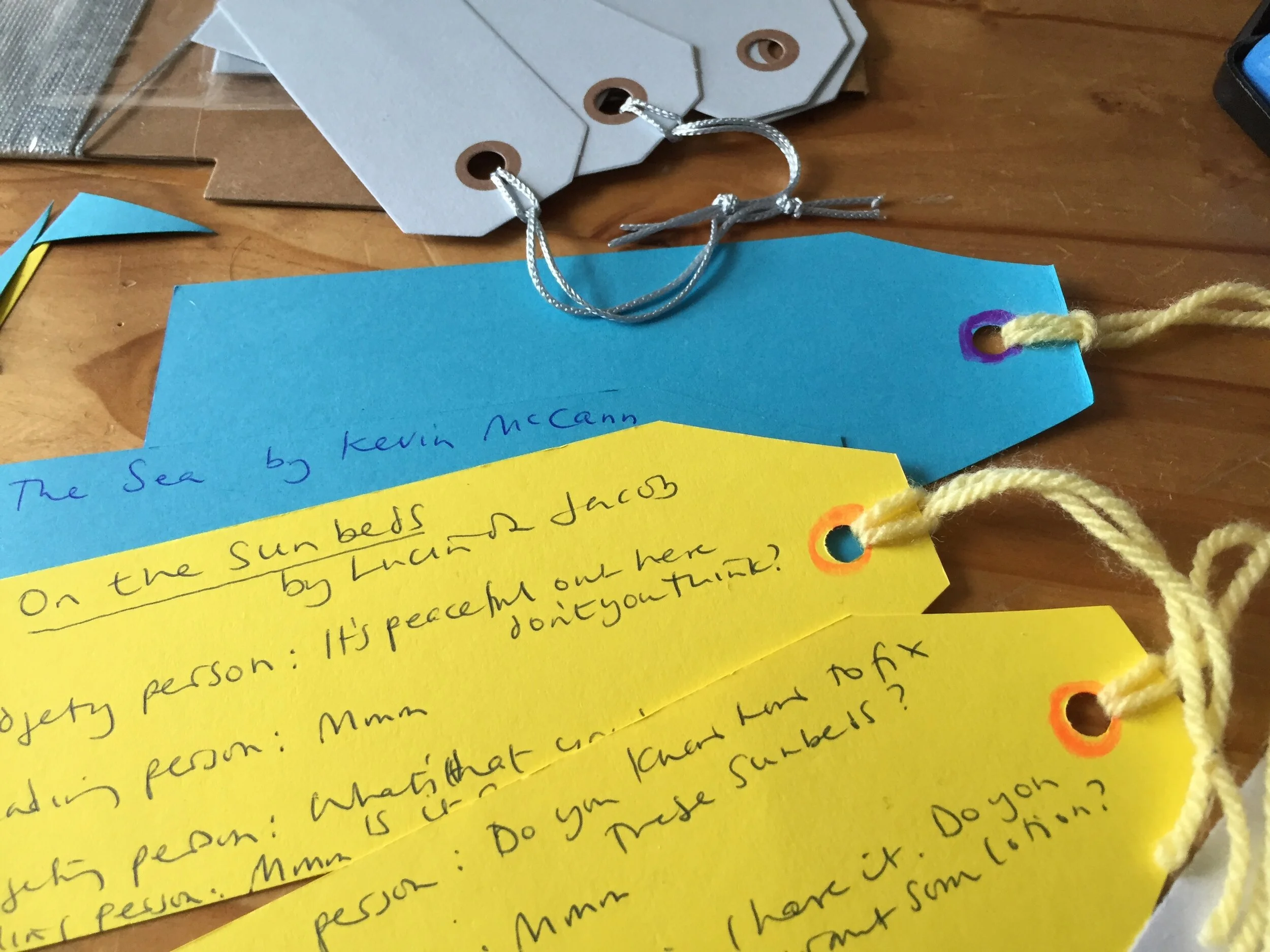 Make Luggage Labels for Your Travel Poems!