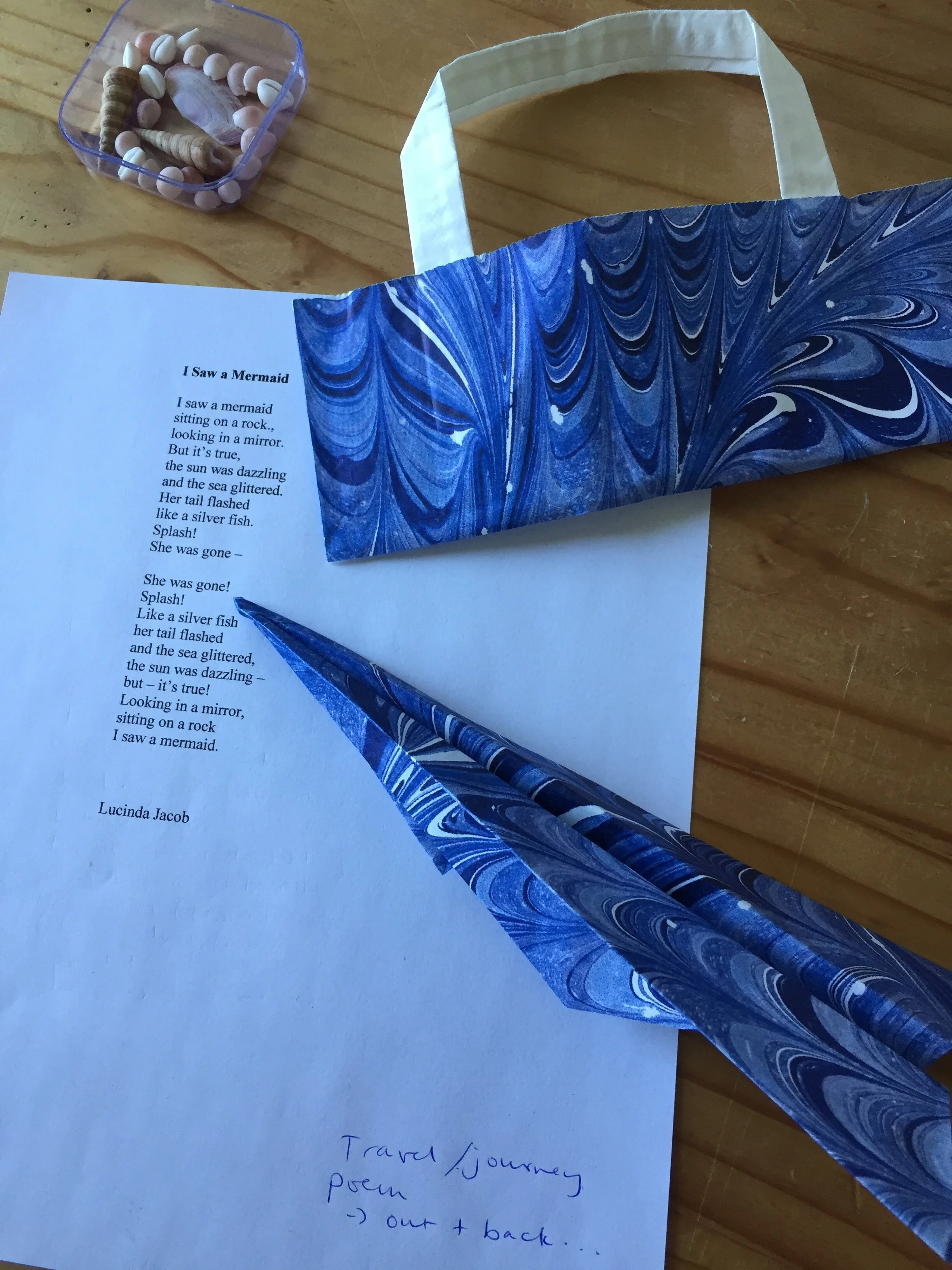 Make a Paper Aeroplane for Your Travel Poem!