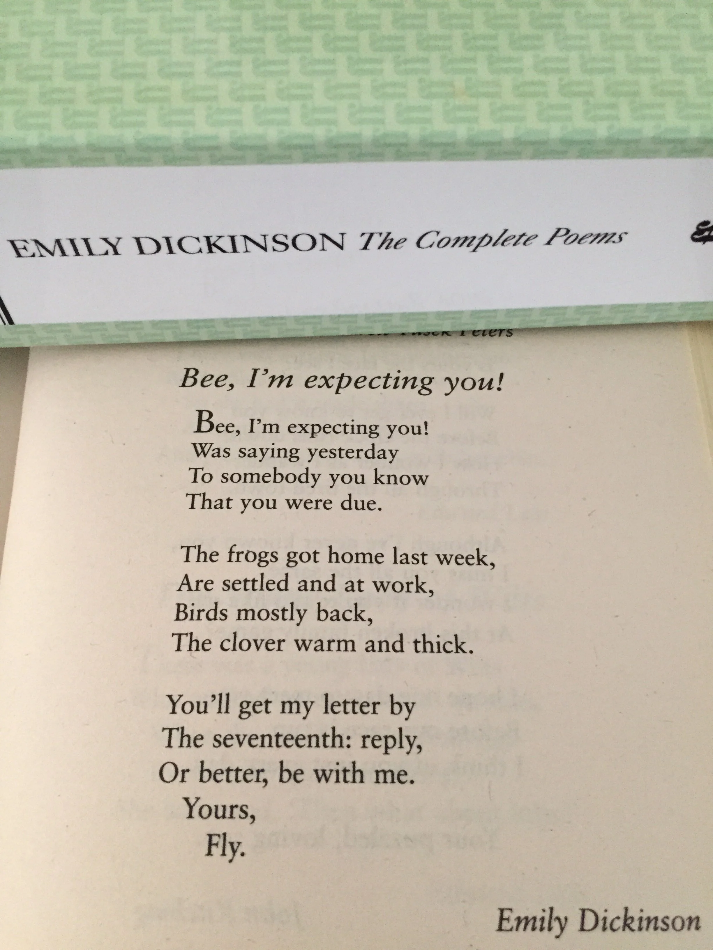 A 'Letter' Poem to Inspire You...