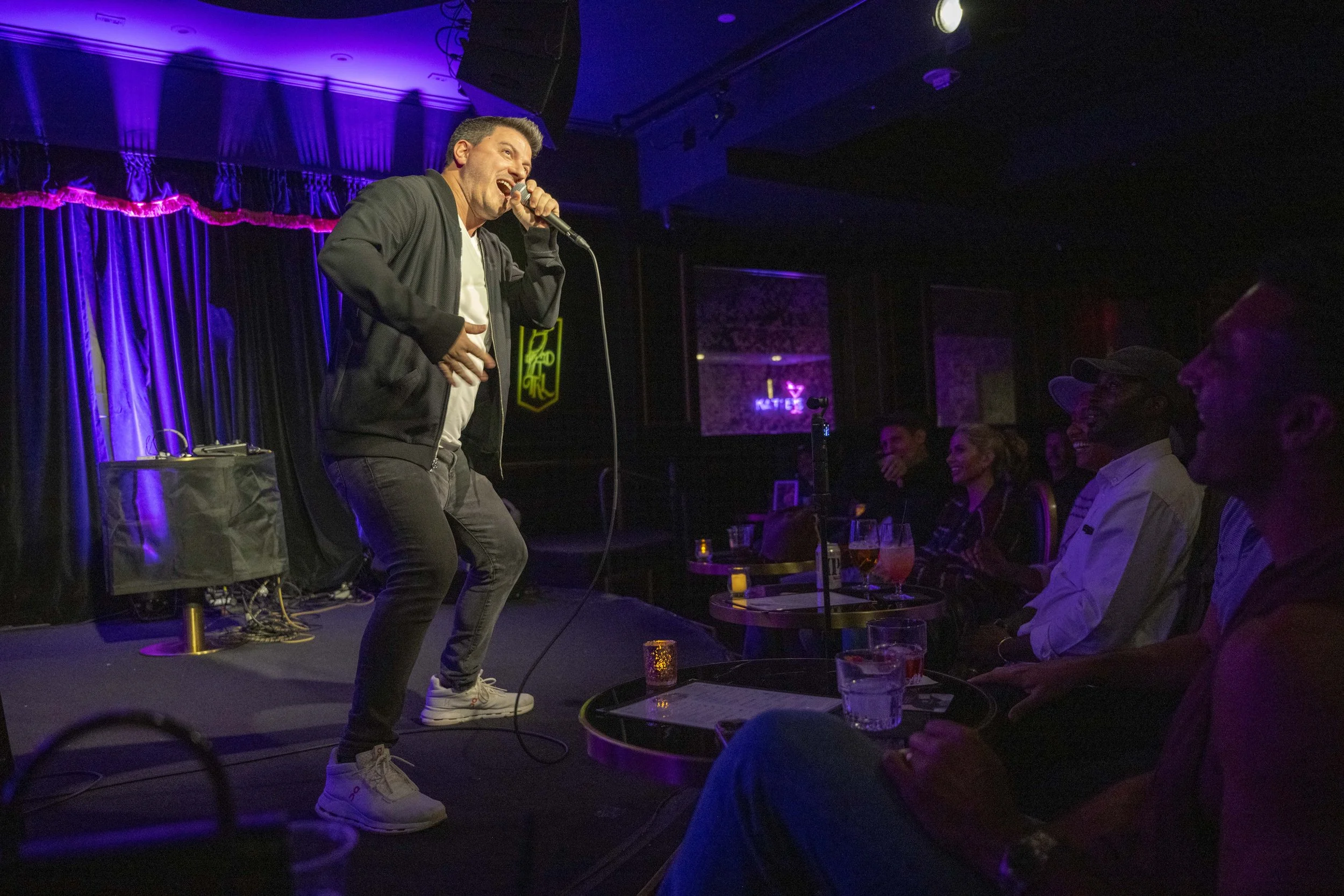 Ami Kozak performing live on stage