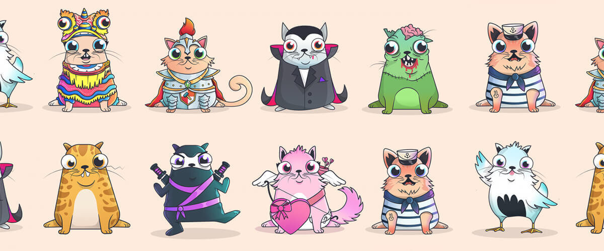 CryptoKitties is a novel cryptocurrency that targets the collectibles market.