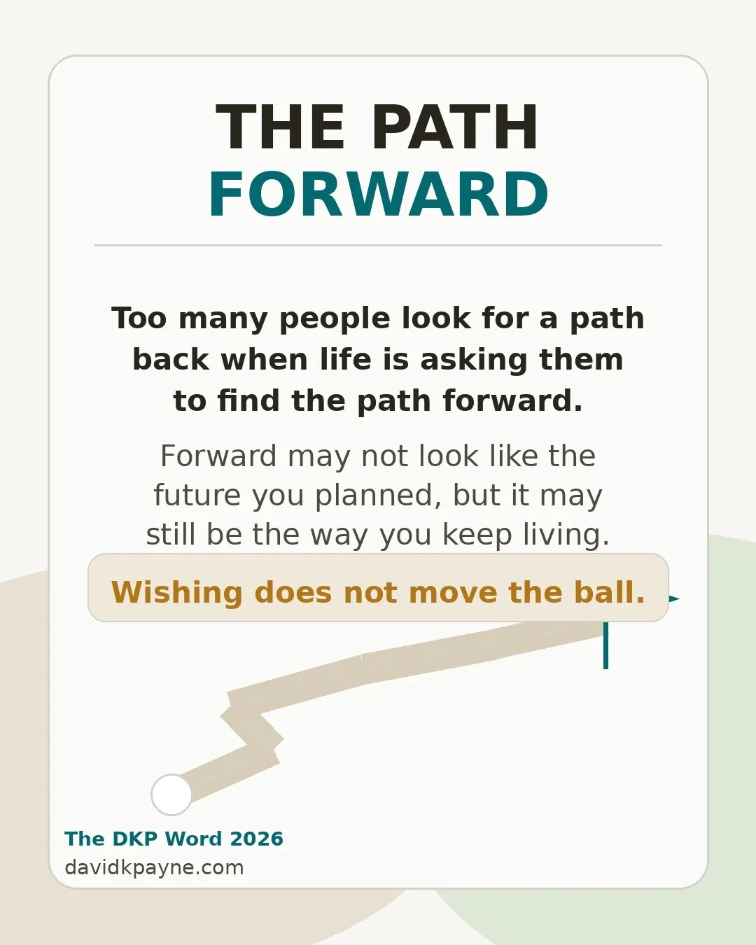 The Path Forward 