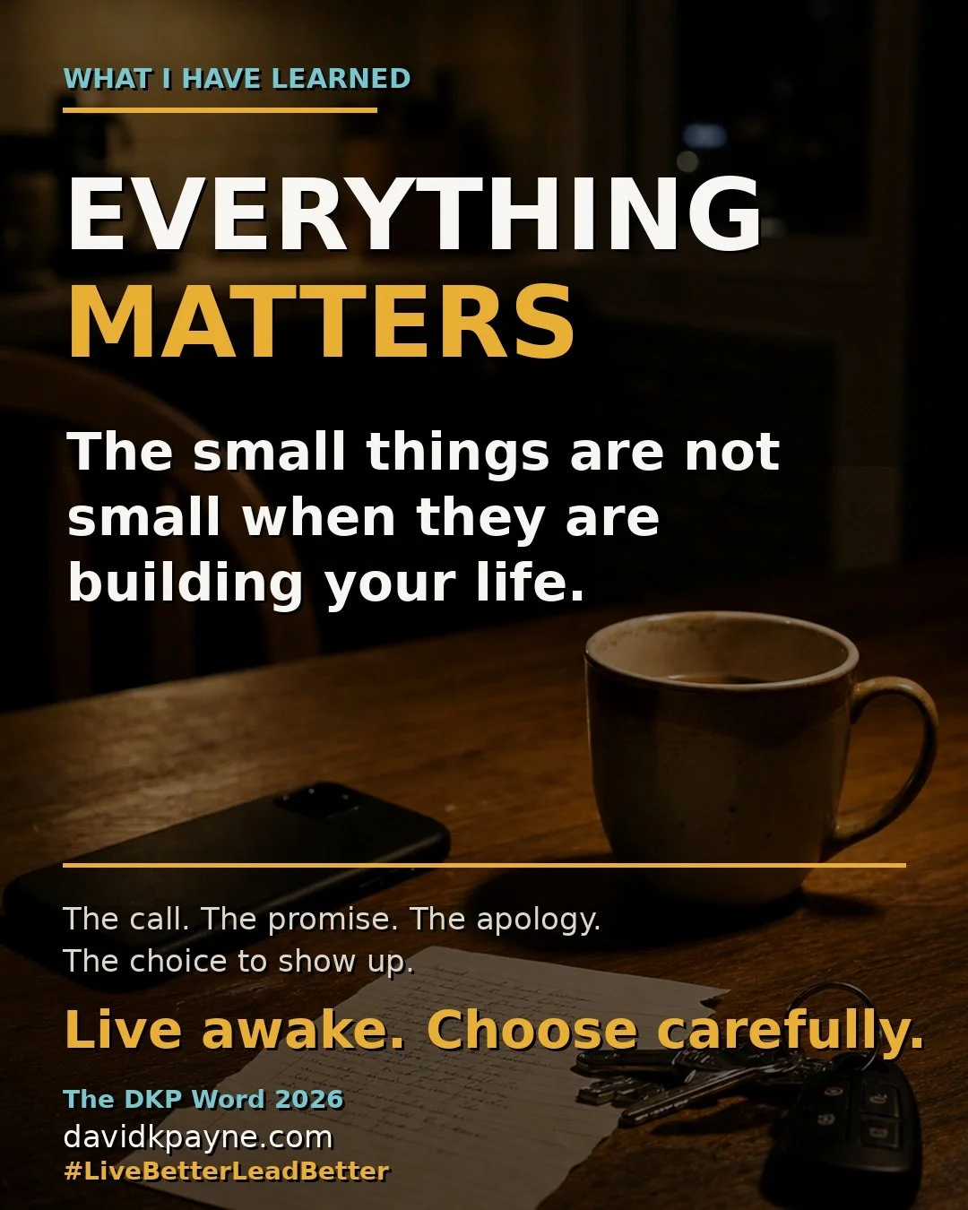 Everything Matters