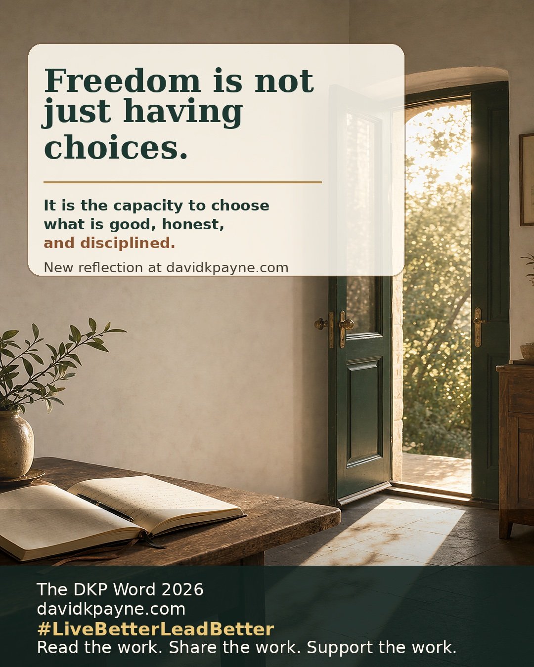 What I Have Learned About Freedom