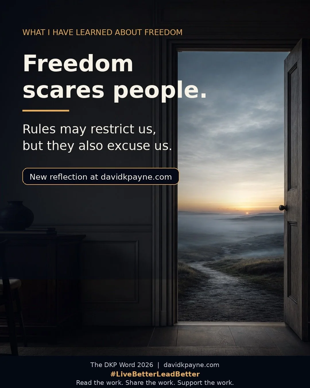 What I Have Learned About the Fear of Freedom