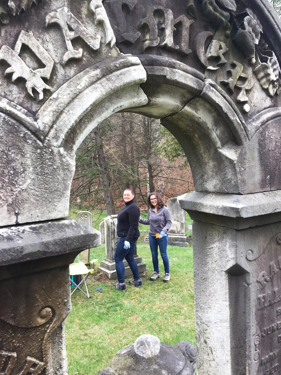 Dale Cemetery Gravestone Cleaning