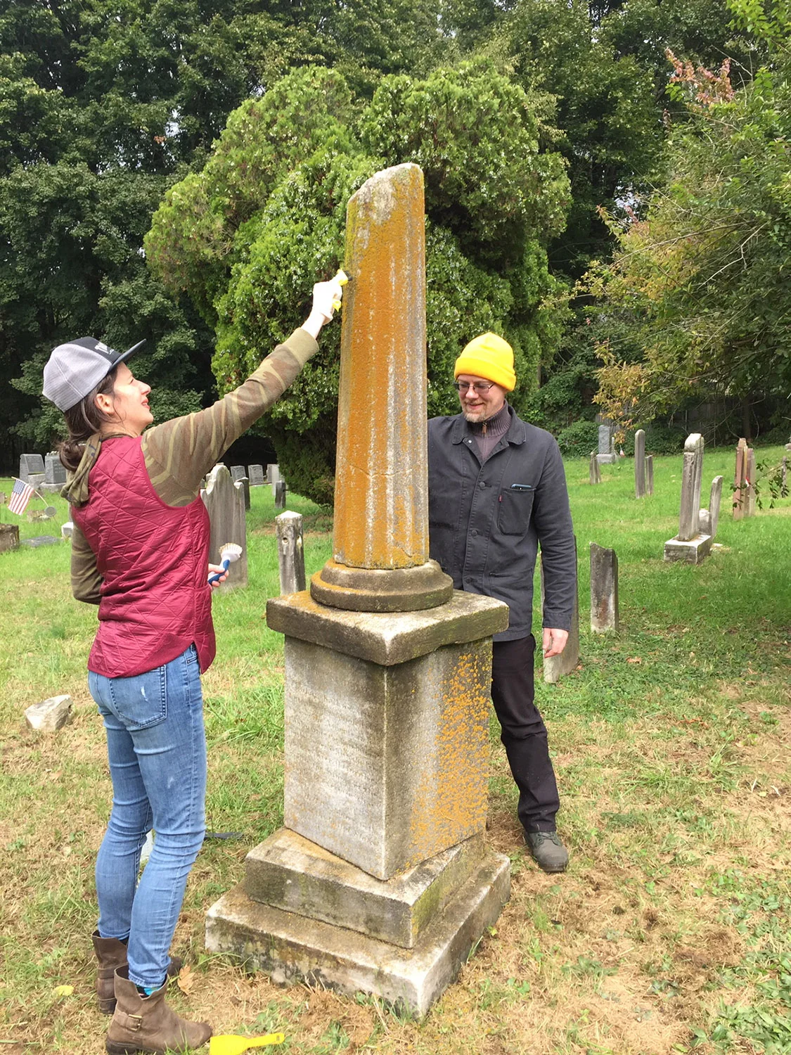 Sparta Cemetery Gravestone Cleaning