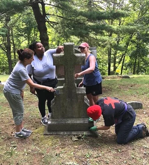 Historic Dale Cemetery Gravestone Cleaning Workshop