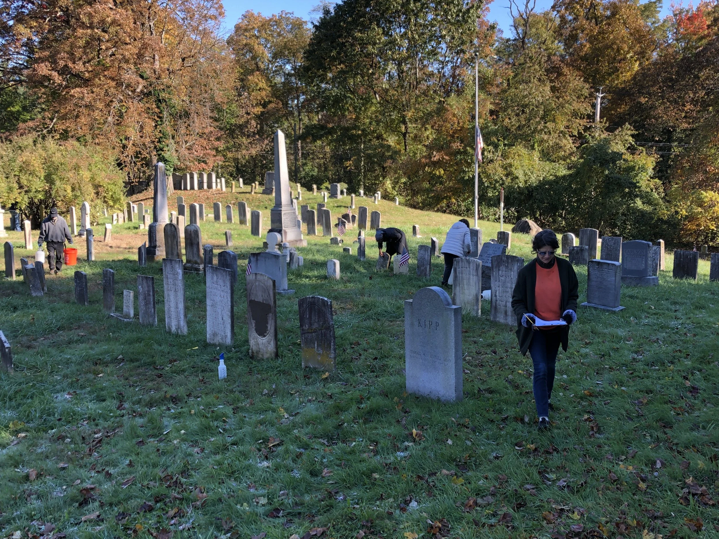 Gravestone Cleaning Workshop at Sparta Cemetery
