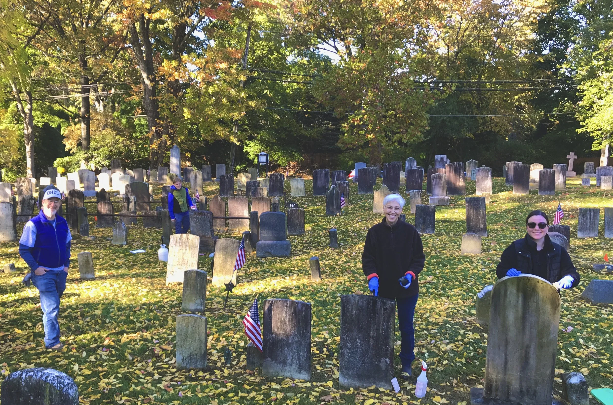 Gravestone Cleaning Workshop at Sparta Cemetery