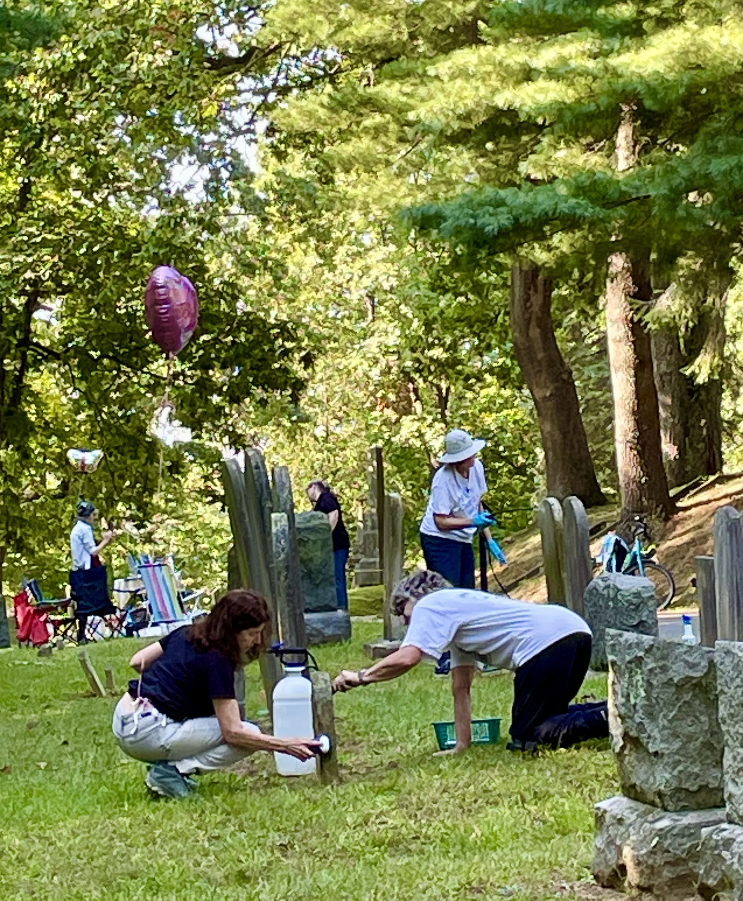 Gravestone Cleaning Workshop at Historic Dale Cemetery