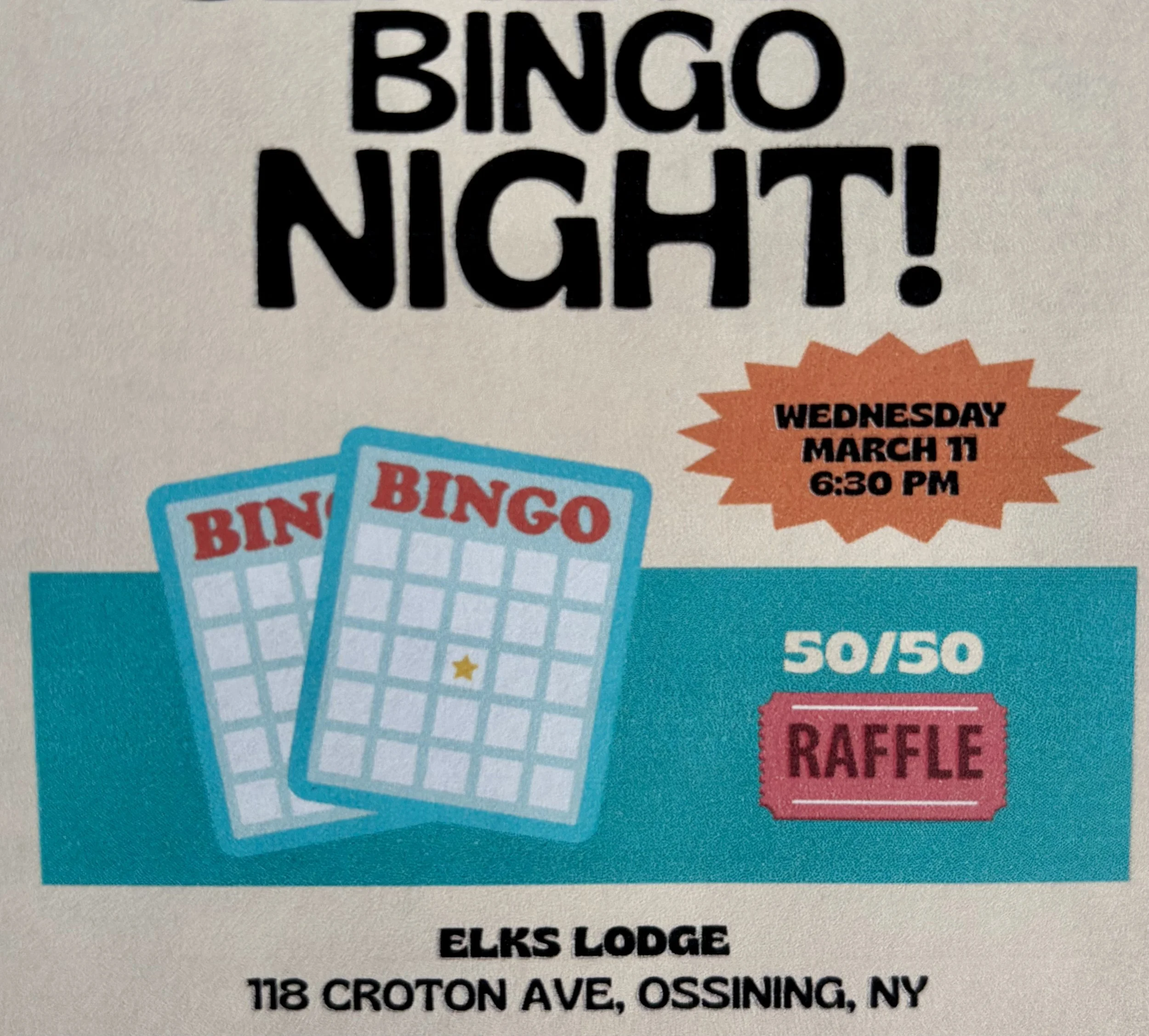 Cemetery BINGO Night