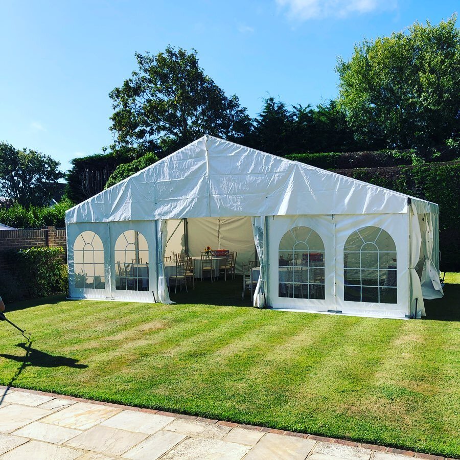 Don&rsquo;t have space in your home for a party? We have the perfect solution!  Here is a 9x6m clear span marquee kitted out ready for a tea party. We can turn your garden into the best of venues!