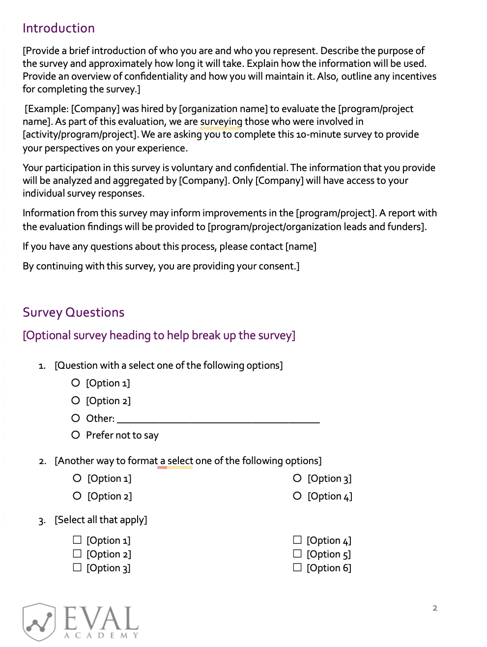 Create Better Paper Surveys with This Simple Template — Eval Academy